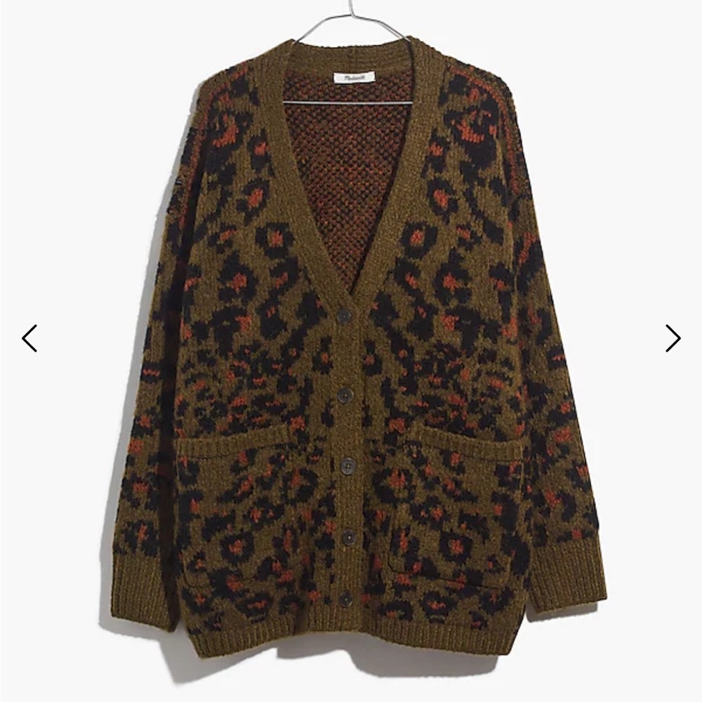 Madewell Jungle Cat Cardigan Sweater